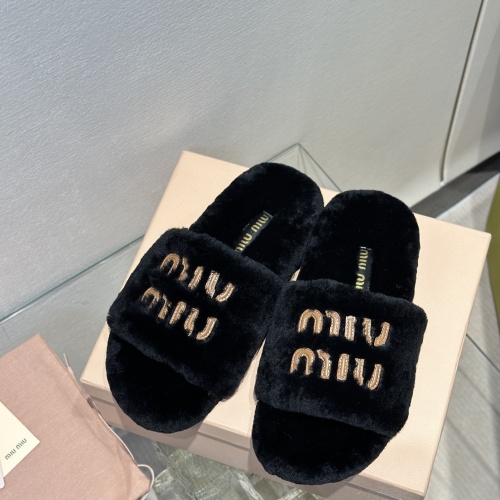 Cheap MIU MIU Slippers For Women #1245045 Replica Wholesale [$98.00 USD] [ITEM#1245045] on Replica MIU MIU Slippers