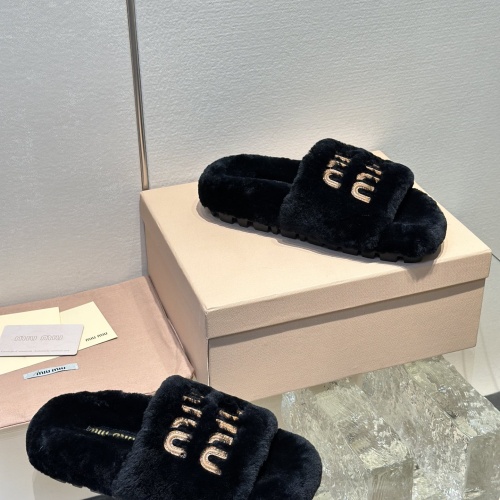 Cheap MIU MIU Slippers For Women #1245045 Replica Wholesale [$98.00 USD] [ITEM#1245045] on Replica MIU MIU Slippers