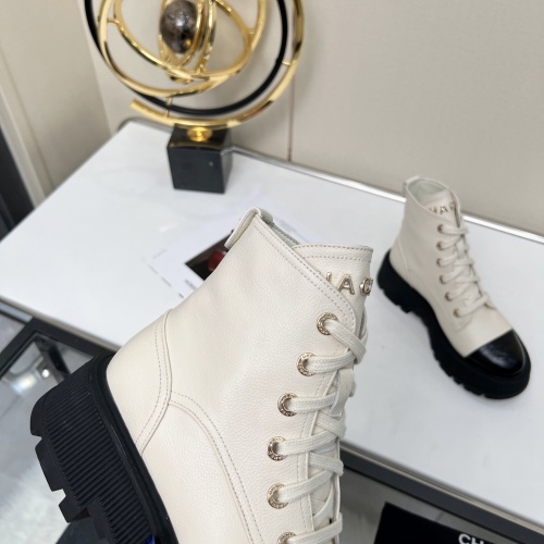 Cheap Chanel Boots For Women #1245106 Replica Wholesale [$102.00 USD] [ITEM#1245106] on Replica Chanel Boots