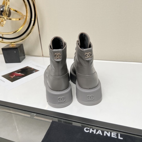 Cheap Chanel Boots For Women #1245109 Replica Wholesale [$102.00 USD] [ITEM#1245109] on Replica Chanel Boots