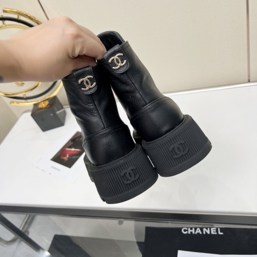 Cheap Chanel Boots For Women #1245112 Replica Wholesale [$102.00 USD] [ITEM#1245112] on Replica Chanel Boots