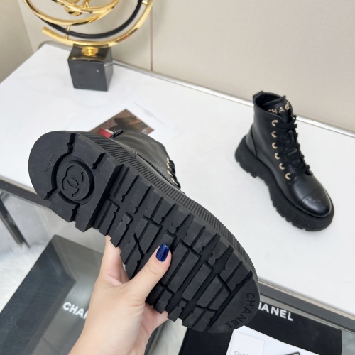 Cheap Chanel Boots For Women #1245112 Replica Wholesale [$102.00 USD] [ITEM#1245112] on Replica Chanel Boots