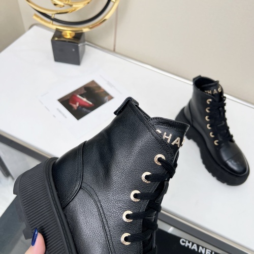 Cheap Chanel Boots For Women #1245112 Replica Wholesale [$102.00 USD] [ITEM#1245112] on Replica Chanel Boots