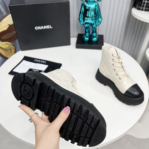 Cheap Chanel Boots For Women #1245114 Replica Wholesale [$102.00 USD] [ITEM#1245114] on Replica Chanel Boots