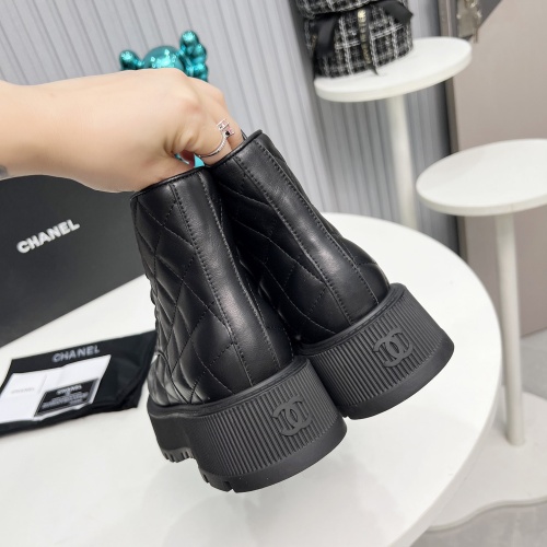 Cheap Chanel Boots For Women #1245116 Replica Wholesale [$102.00 USD] [ITEM#1245116] on Replica Chanel Boots