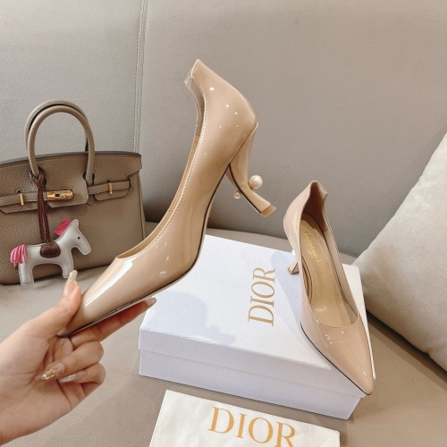 Cheap Christian Dior High-Heeled Shoes For Women #1245120 Replica Wholesale [$105.00 USD] [ITEM#1245120] on Replica Christian Dior High-Heeled Shoes