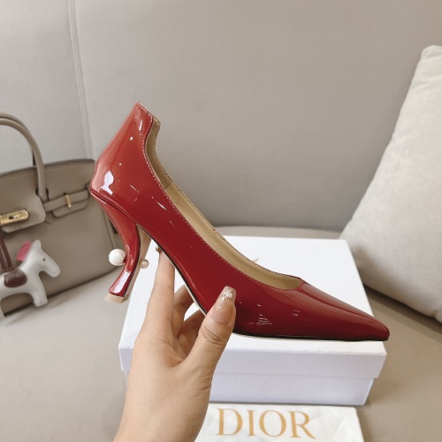 Cheap Christian Dior High-Heeled Shoes For Women #1245121 Replica Wholesale [$105.00 USD] [ITEM#1245121] on Replica Christian Dior High-Heeled Shoes