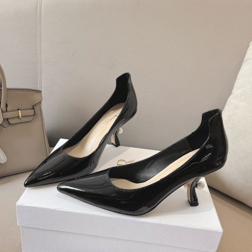 Cheap Christian Dior High-Heeled Shoes For Women #1245122 Replica Wholesale [$105.00 USD] [ITEM#1245122] on Replica Christian Dior High-Heeled Shoes