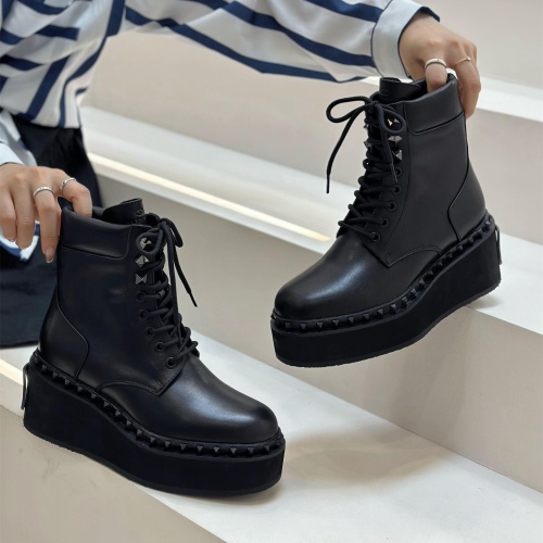 Cheap Valentino Boots For Women #1245126 Replica Wholesale [$118.00 USD] [ITEM#1245126] on Replica Valentino Boots