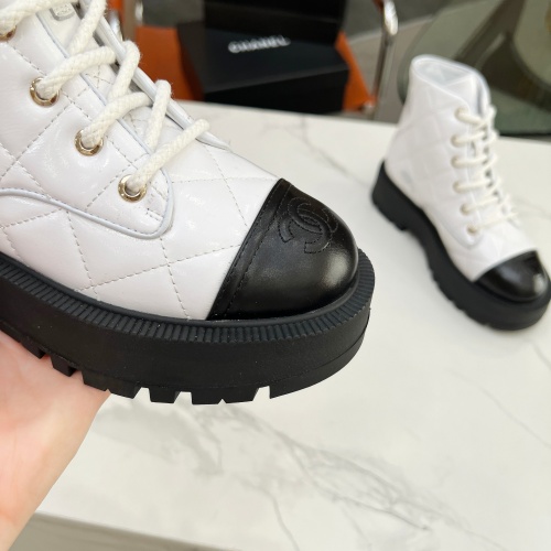 Cheap Chanel Boots For Women #1245128 Replica Wholesale [$118.00 USD] [ITEM#1245128] on Replica Chanel Boots