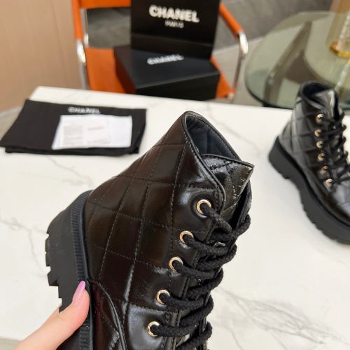 Cheap Chanel Boots For Women #1245130 Replica Wholesale [$118.00 USD] [ITEM#1245130] on Replica Chanel Boots