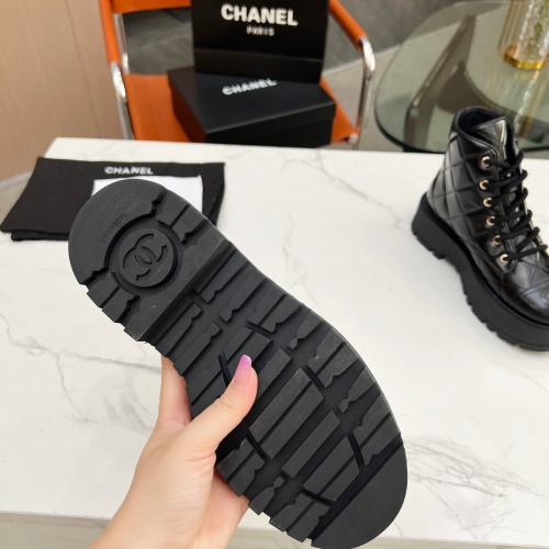 Cheap Chanel Boots For Women #1245130 Replica Wholesale [$118.00 USD] [ITEM#1245130] on Replica Chanel Boots