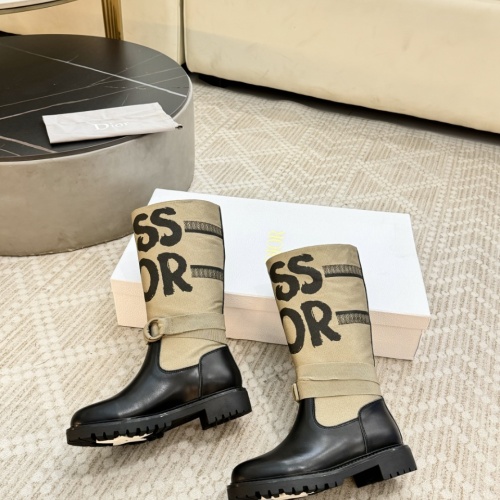 Cheap Christian Dior Boots For Women #1245146 Replica Wholesale [$132.00 USD] [ITEM#1245146] on Replica Christian Dior Boots