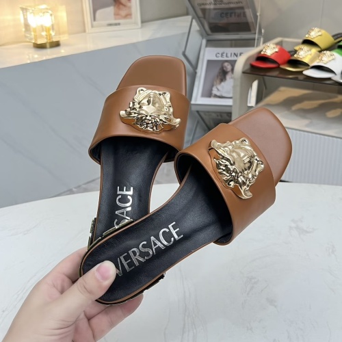 Cheap Versace Slippers For Women #1245160 Replica Wholesale [$80.00 USD] [ITEM#1245160] on Replica Versace Slippers