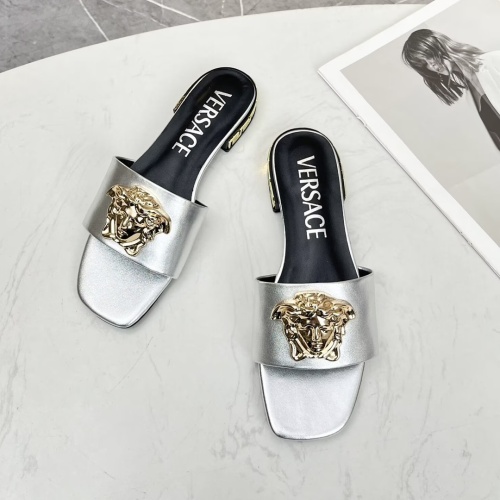 Cheap Versace Slippers For Women #1245172 Replica Wholesale [$80.00 USD] [ITEM#1245172] on Replica Versace Slippers