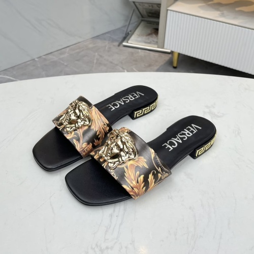 Cheap Versace Slippers For Women #1245176 Replica Wholesale [$80.00 USD] [ITEM#1245176] on Replica Versace Slippers