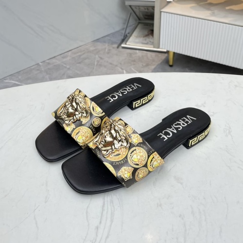 Cheap Versace Slippers For Women #1245177 Replica Wholesale [$80.00 USD] [ITEM#1245177] on Replica Versace Slippers