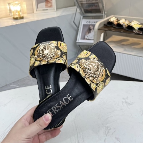 Cheap Versace Slippers For Women #1245177 Replica Wholesale [$80.00 USD] [ITEM#1245177] on Replica Versace Slippers