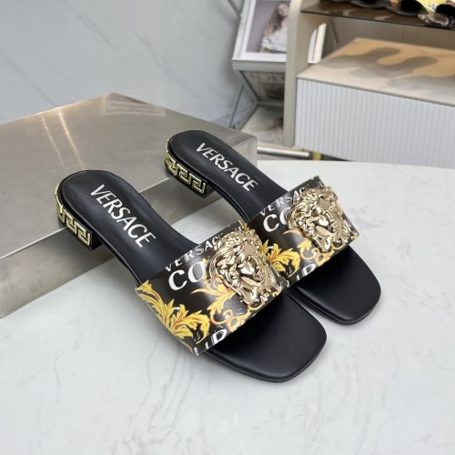 Cheap Versace Slippers For Women #1245180 Replica Wholesale [$80.00 USD] [ITEM#1245180] on Replica Versace Slippers