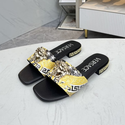 Cheap Versace Slippers For Women #1245181 Replica Wholesale [$80.00 USD] [ITEM#1245181] on Replica Versace Slippers