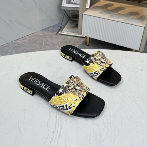 Cheap Versace Slippers For Women #1245181 Replica Wholesale [$80.00 USD] [ITEM#1245181] on Replica Versace Slippers