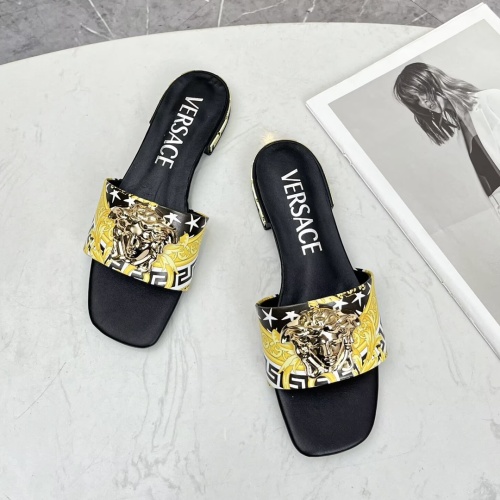 Cheap Versace Slippers For Women #1245181 Replica Wholesale [$80.00 USD] [ITEM#1245181] on Replica Versace Slippers