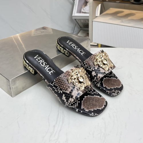 Cheap Versace Slippers For Women #1245182 Replica Wholesale [$80.00 USD] [ITEM#1245182] on Replica Versace Slippers