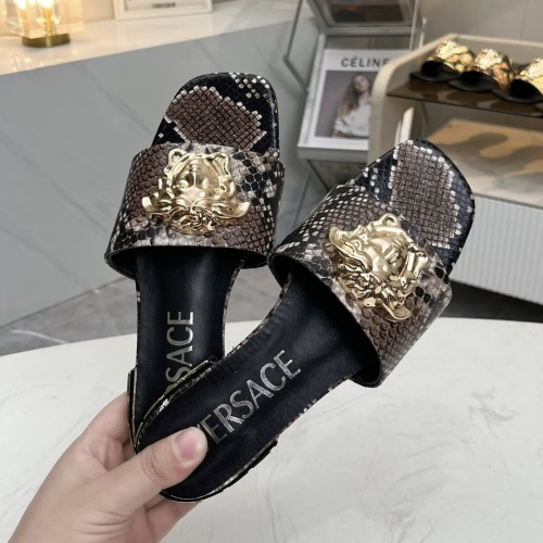 Cheap Versace Slippers For Women #1245182 Replica Wholesale [$80.00 USD] [ITEM#1245182] on Replica Versace Slippers