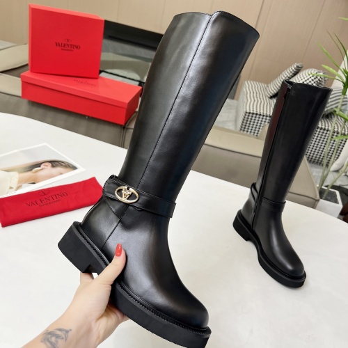 Cheap Valentino Boots For Women #1245184 Replica Wholesale [$145.00 USD] [ITEM#1245184] on Replica Valentino Boots