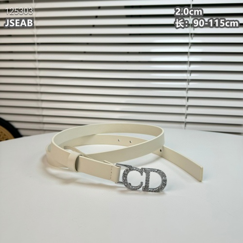 Cheap Christian Dior AAA Quality Belts For Women #1245190 Replica Wholesale [$48.00 USD] [ITEM#1245190] on Replica Christian Dior AAA Quality Belts