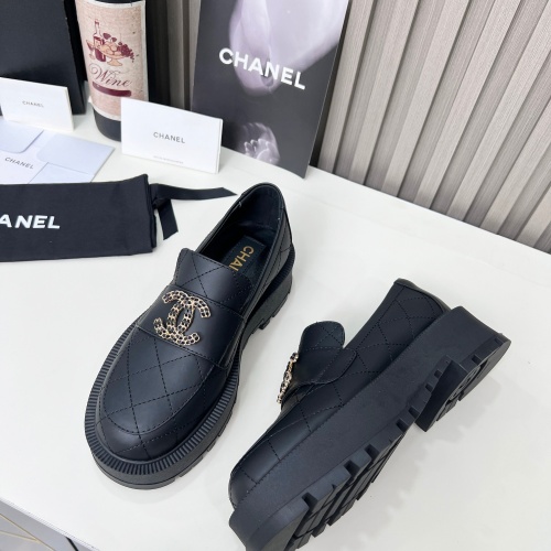 Cheap Chanel Leather Shoes For Women #1245207 Replica Wholesale [$108.00 USD] [ITEM#1245207] on Replica Chanel Leather Shoes