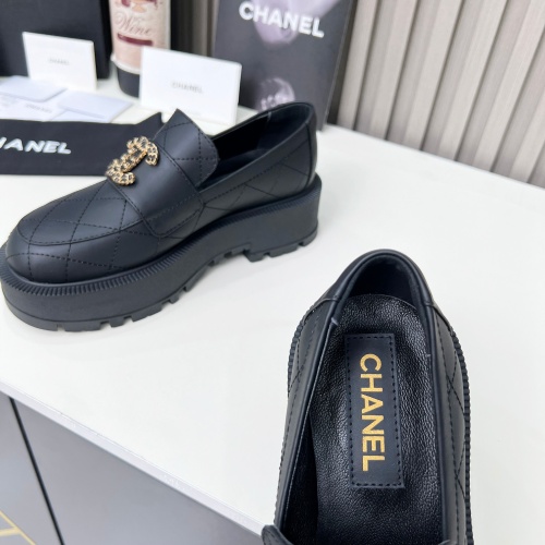 Cheap Chanel Leather Shoes For Women #1245207 Replica Wholesale [$108.00 USD] [ITEM#1245207] on Replica Chanel Leather Shoes