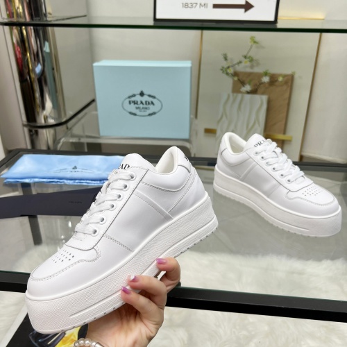 Cheap Prada Casual Shoes For Women #1245209 Replica Wholesale [$102.00 USD] [ITEM#1245209] on Replica Prada Casual Shoes