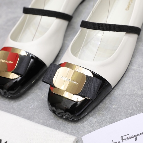 Cheap Salvatore Ferragamo Flat Shoes For Women #1245291 Replica Wholesale [$108.00 USD] [ITEM#1245291] on Replica Salvatore Ferragamo Flat Shoes