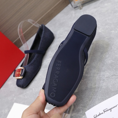 Cheap Salvatore Ferragamo Flat Shoes For Women #1245293 Replica Wholesale [$108.00 USD] [ITEM#1245293] on Replica Salvatore Ferragamo Flat Shoes