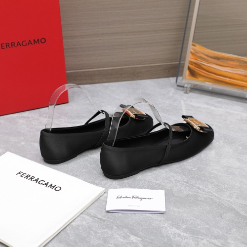 Cheap Salvatore Ferragamo Flat Shoes For Women #1245294 Replica Wholesale [$108.00 USD] [ITEM#1245294] on Replica Salvatore Ferragamo Flat Shoes