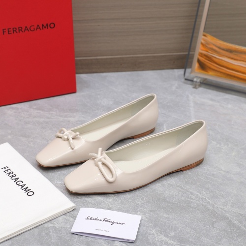 Cheap Salvatore Ferragamo Flat Shoes For Women #1245310 Replica Wholesale [$112.00 USD] [ITEM#1245310] on Replica Salvatore Ferragamo Flat Shoes