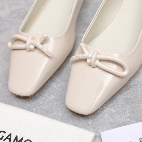 Cheap Salvatore Ferragamo Flat Shoes For Women #1245310 Replica Wholesale [$112.00 USD] [ITEM#1245310] on Replica Salvatore Ferragamo Flat Shoes