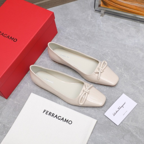 Cheap Salvatore Ferragamo Flat Shoes For Women #1245310 Replica Wholesale [$112.00 USD] [ITEM#1245310] on Replica Salvatore Ferragamo Flat Shoes