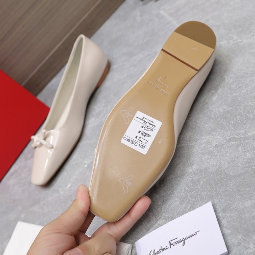 Cheap Salvatore Ferragamo Flat Shoes For Women #1245310 Replica Wholesale [$112.00 USD] [ITEM#1245310] on Replica Salvatore Ferragamo Flat Shoes