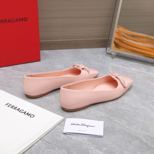 Cheap Salvatore Ferragamo Flat Shoes For Women #1245311 Replica Wholesale [$112.00 USD] [ITEM#1245311] on Replica Salvatore Ferragamo Flat Shoes