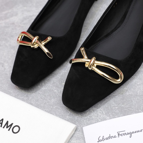 Cheap Salvatore Ferragamo Flat Shoes For Women #1245314 Replica Wholesale [$112.00 USD] [ITEM#1245314] on Replica Salvatore Ferragamo Flat Shoes