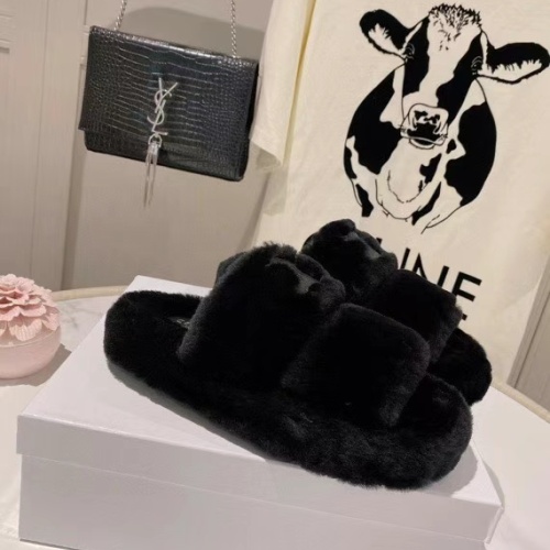 Cheap Celine Slippers For Women #1245352 Replica Wholesale [$88.00 USD] [ITEM#1245352] on Replica Celine Slippers