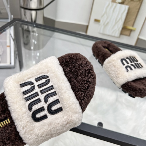 Cheap MIU MIU Slippers For Women #1245355 Replica Wholesale [$92.00 USD] [ITEM#1245355] on Replica MIU MIU Slippers