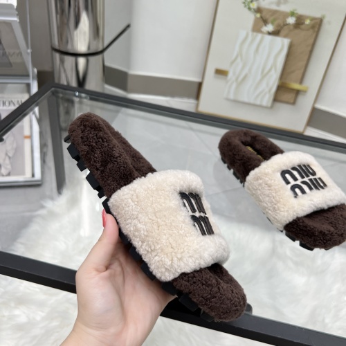 Cheap MIU MIU Slippers For Women #1245355 Replica Wholesale [$92.00 USD] [ITEM#1245355] on Replica MIU MIU Slippers