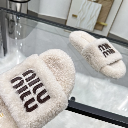 Cheap MIU MIU Slippers For Women #1245358 Replica Wholesale [$92.00 USD] [ITEM#1245358] on Replica MIU MIU Slippers