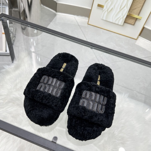 Cheap MIU MIU Slippers For Women #1245359 Replica Wholesale [$92.00 USD] [ITEM#1245359] on Replica MIU MIU Slippers