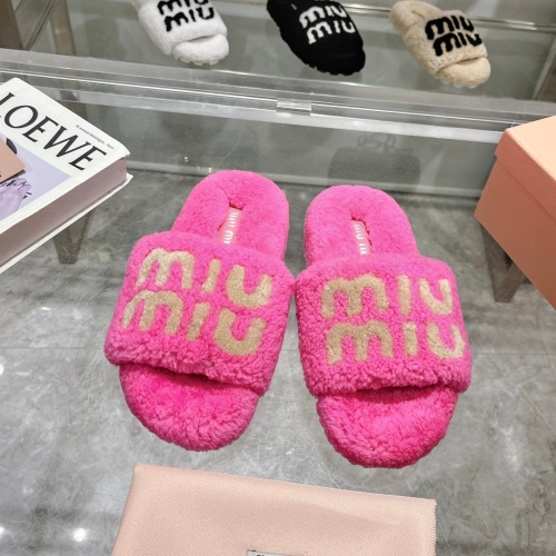 Cheap MIU MIU Slippers For Women #1245362 Replica Wholesale [$92.00 USD] [ITEM#1245362] on Replica MIU MIU Slippers