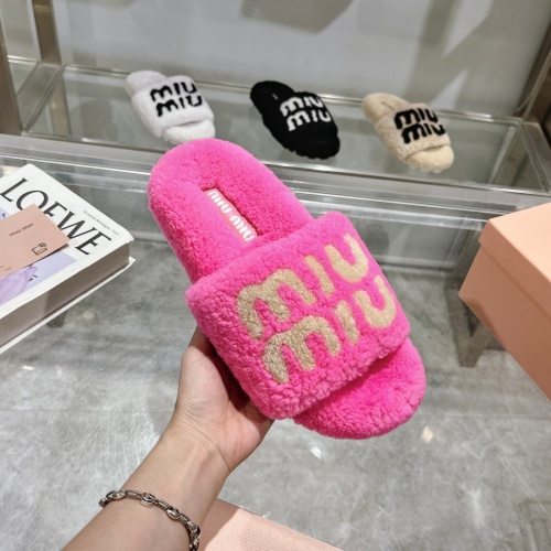 Cheap MIU MIU Slippers For Women #1245362 Replica Wholesale [$92.00 USD] [ITEM#1245362] on Replica MIU MIU Slippers