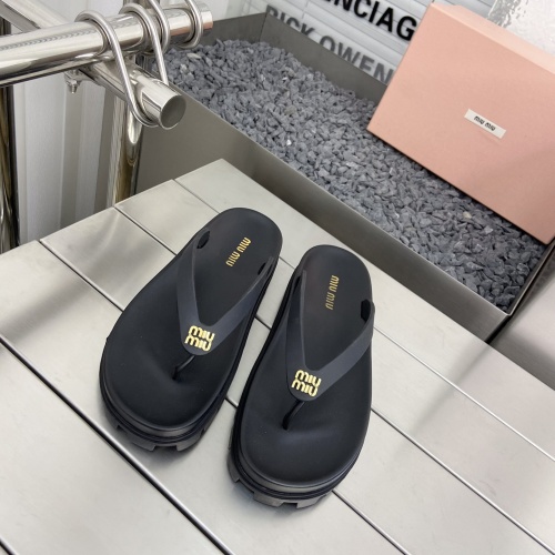 Cheap MIU MIU Slippers For Women #1245367 Replica Wholesale [$76.00 USD] [ITEM#1245367] on Replica MIU MIU Slippers